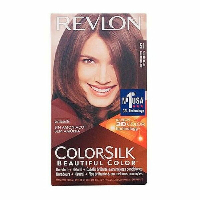 Vopsea Fără Amoniac Colorsilk Revlon CLK00008 (1 Unități)
