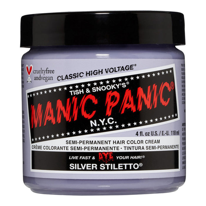Vopsea Permanentă Classic Manic Panic 612600110067 Silver Stiletto (118 ml)