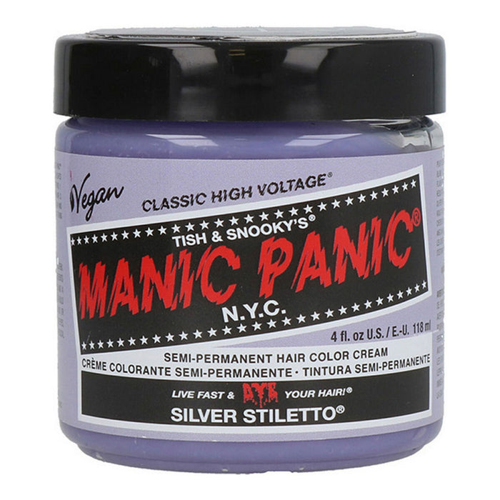 Vopsea Permanentă Classic Manic Panic 612600110067 Silver Stiletto (118 ml)
