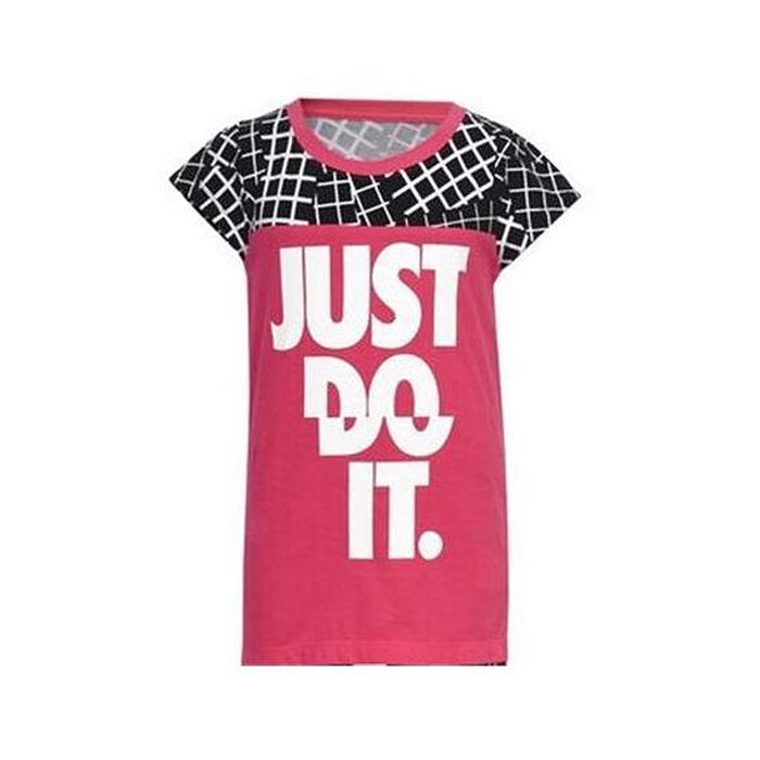 Tricou cu Mânecă Scurtă pentru Copii Nike 848-A72 Roz