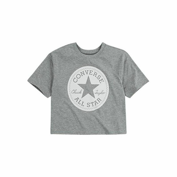Tricou cu Mânecă Scurtă Converse Chuck Patch Boxy Gri