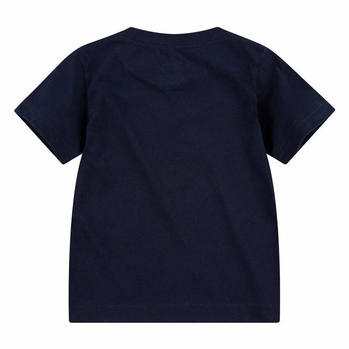 Tricou cu Mânecă Scurtă pentru Copii Nike Swoosh Bleumarin