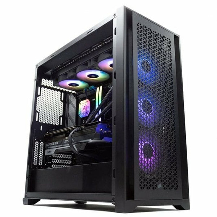 PC cu Unitate PcCom PCC-ULT-13700KF-4080-BLKW Intel Core i7-13700KF 32 GB RAM 2 TB SSD NVIDIA GeForce RTX 4080