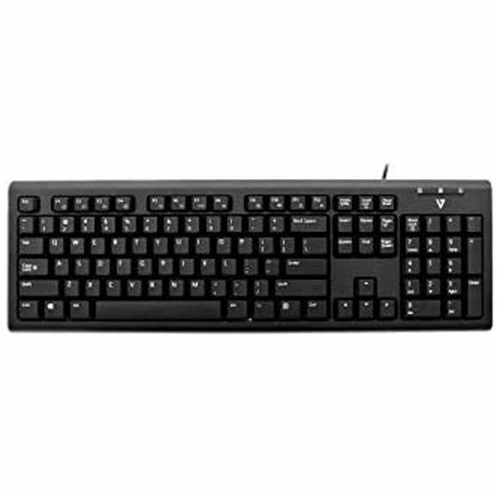 Tastatură V7 KU200GS-DE Negru Germană QWERTZ