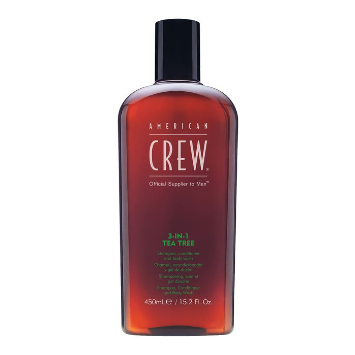 Șampon, Balsam și Gel de Duș American Crew Arbore de ceai 450 ml