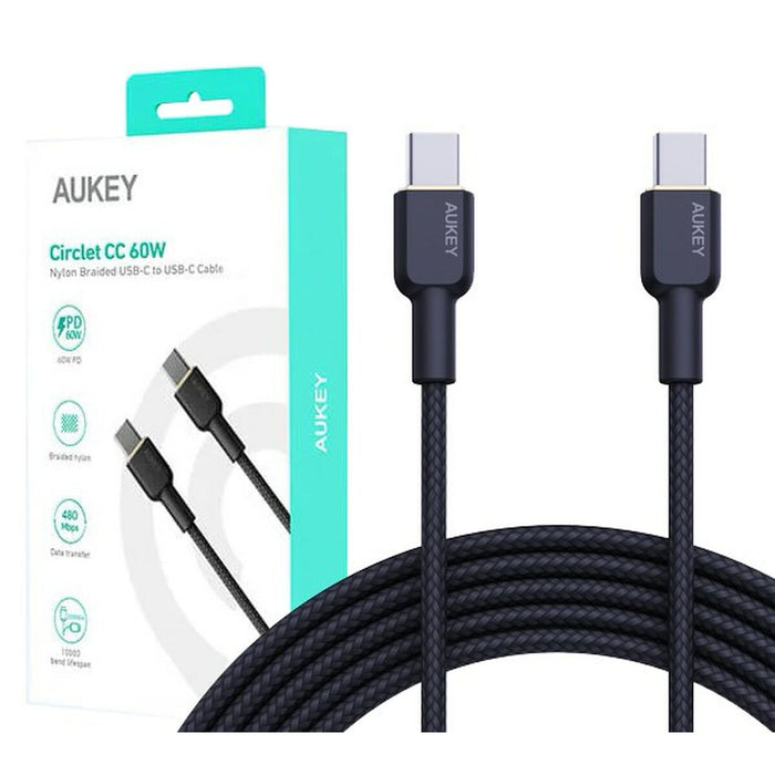 Cablu USB-C Aukey CB-NCC1 Negru 1 m