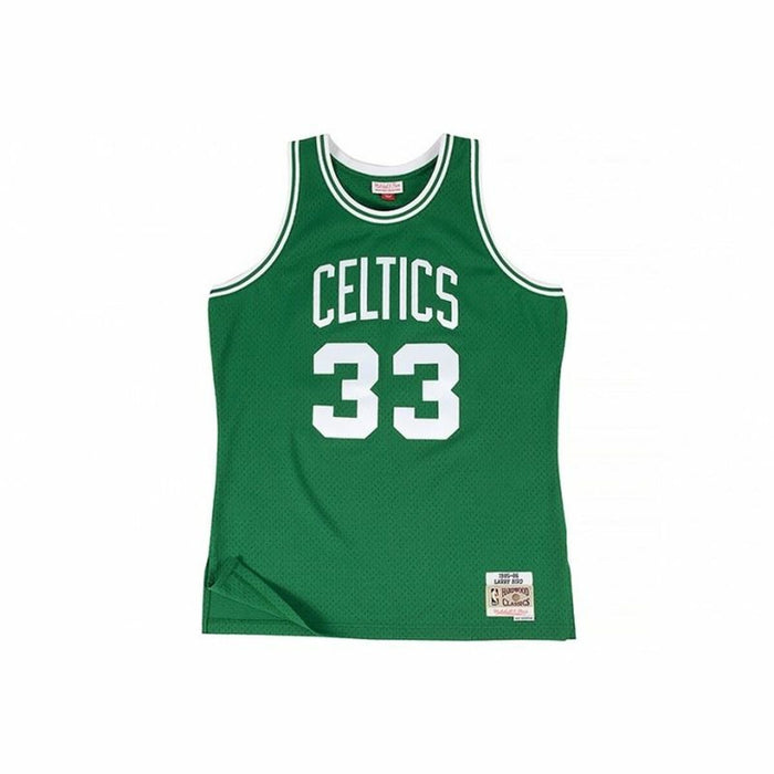 Tricou de baschet Mitchell & Ness Boston Celtics Larry Bird 33 Verde