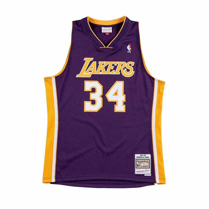 Tricou de baschet Mitchell & Ness LA Lakers Shaq O´Neal Violet