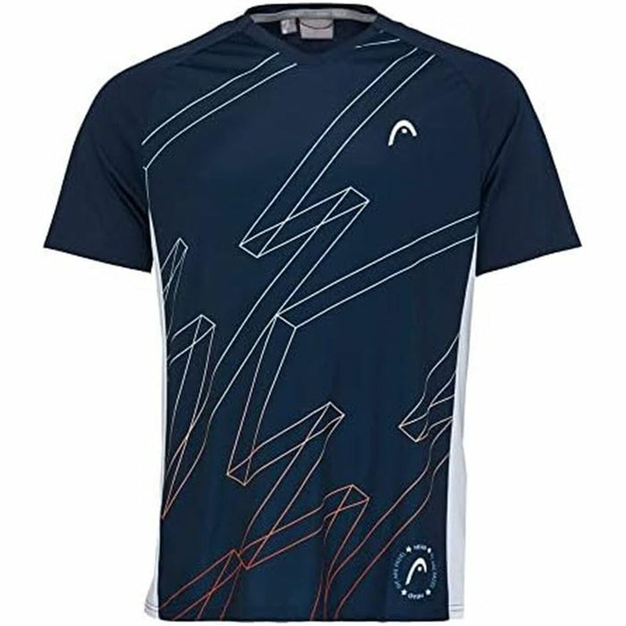 Tricou cu Mânecă Scurtă Bărbați Head Head Play Tech Bleumarin