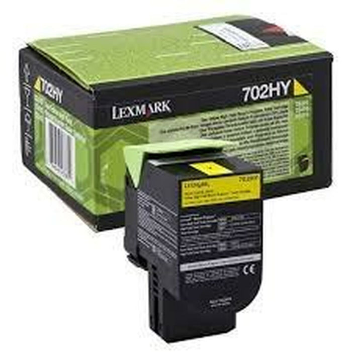 Toner Lexmark 702HY R Galben Negru