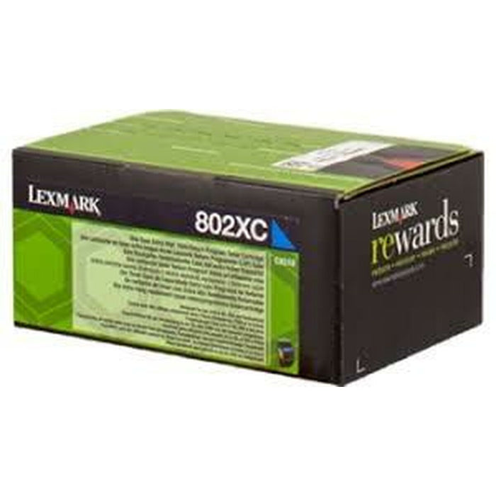 Toner Lexmark 802XC Albastru Cyan