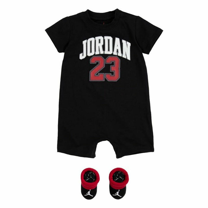 Set Sport pentru Bebeluși Nike 23 Romper Bootie Negru
