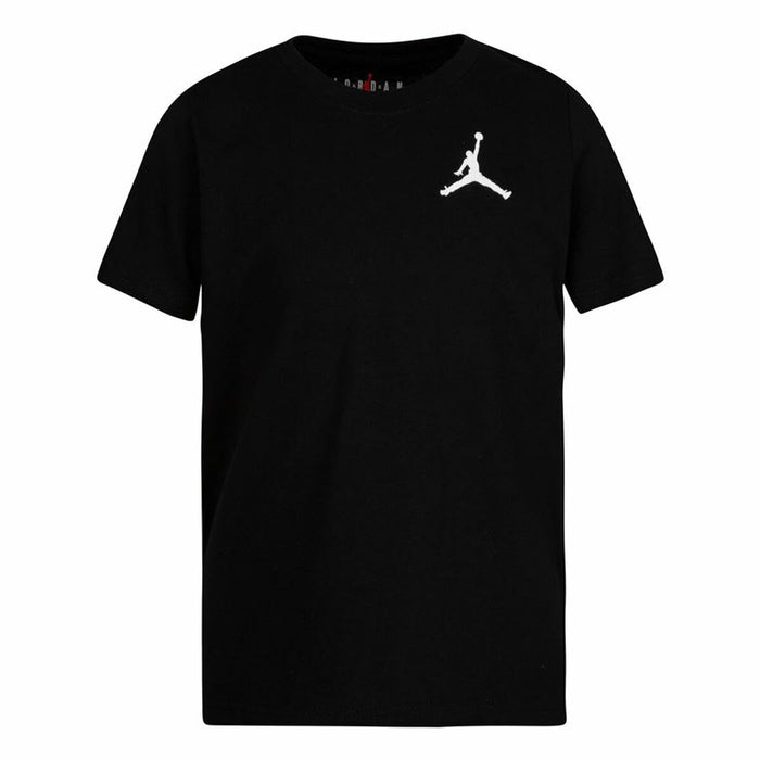 Tricou cu Mânecă Scurtă pentru Copii Nike Jordan Jumpamn Air EMB Negru