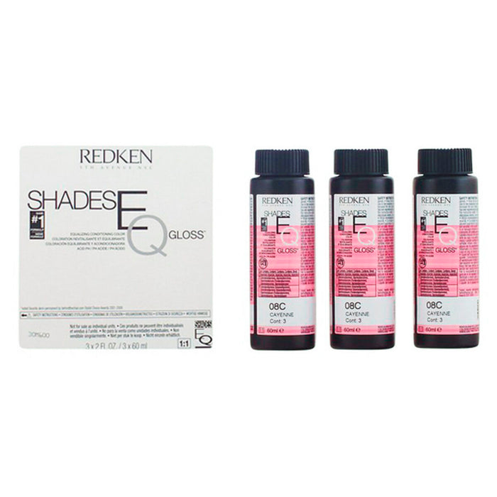 Pusiau laikinas dažas Shades Eq N08c Redken (60 ml)