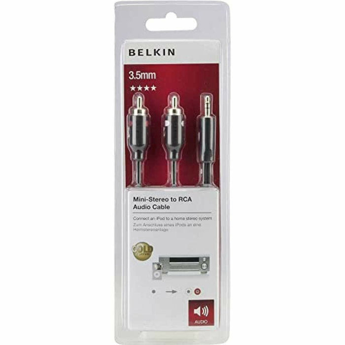 Cablu Audio Jack (3,5 mm) la 2 RCA Belkin F3Y116BT5M