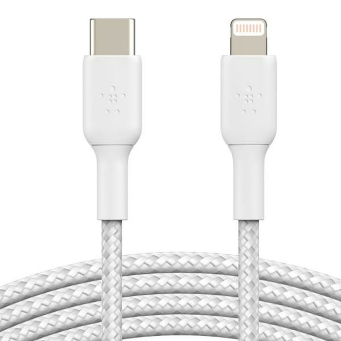 Cablu Lightning Belkin CAA004BT2MWH Alb 2 m