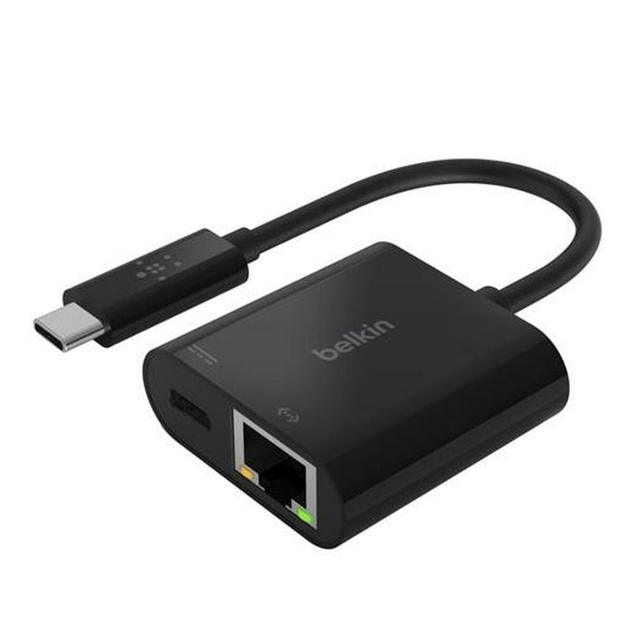 Adaptor USB C la Rețea RJ45 Belkin INC001BTBK Negru
