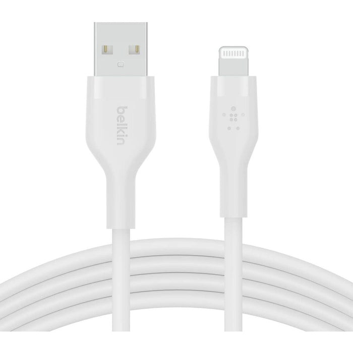 Cablu USB la Lightning Belkin CAA008BT2MWH 2 m Alb