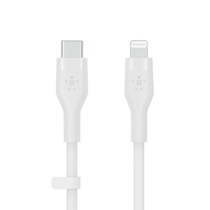 Cablu USB-C la Lightning Belkin CAA009BT2MWH 2 m Alb