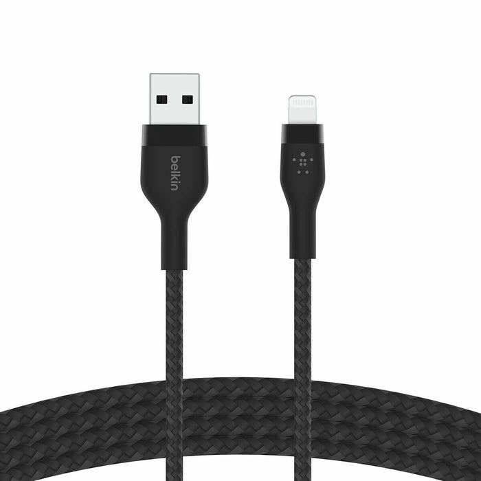 Cablu USB la Lightning Belkin CAA010BT1MBK Negru 1 m