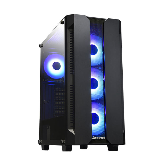 Unitate Semi-tower ATX/mATX Chieftec GS-01B-OP Alb Negru