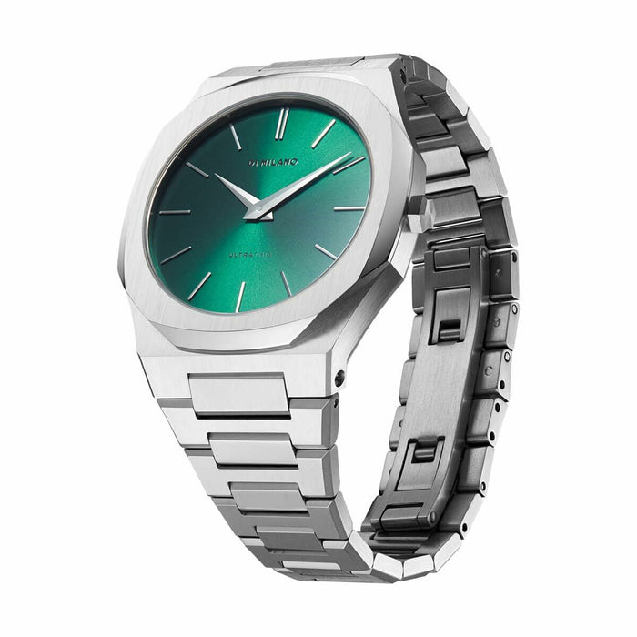 Ceas Bărbați D1 Milano SCARABEO Verde Argintiu (Ø 40 mm)