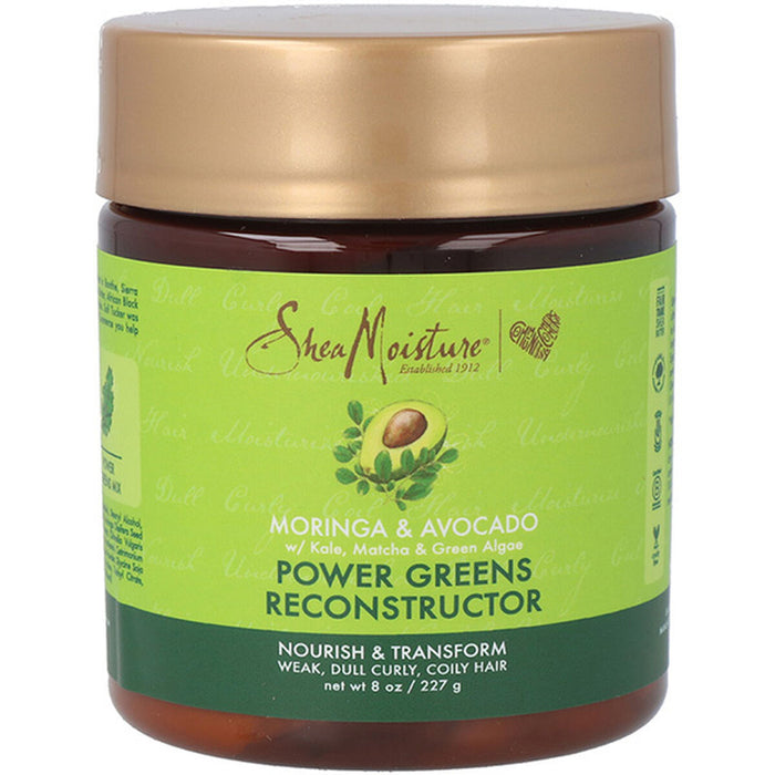 Tratament pentru refacerea părului Shea Moisture Moisture Moringa 227 g Unt de Karité Avocado
