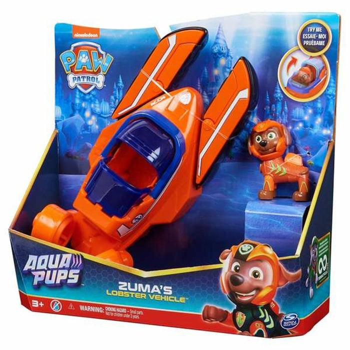 Vehicul The Paw Patrol Aqua Pups 10,25 x 3,88 x 9,5 cm