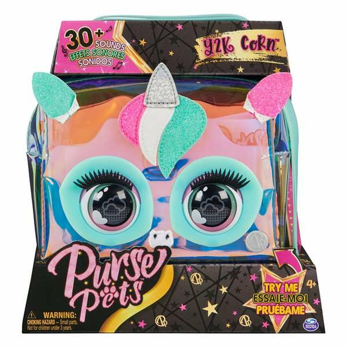 Geantă Spin Master Purse Pets Unicorn holografic 20 x 7 x 20 cm