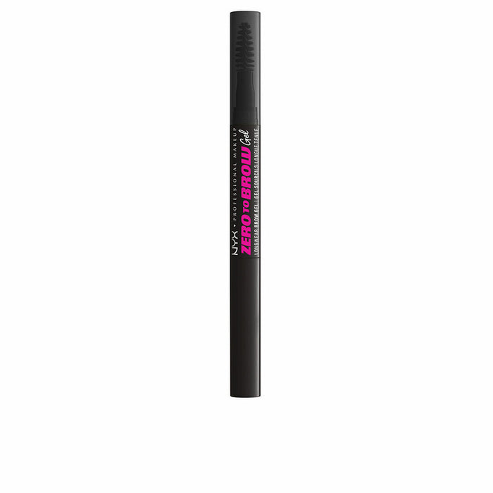 Gel pentru Volumul Sprâncenelor NYX Zero To Brow Nº 08 Black 2 ml