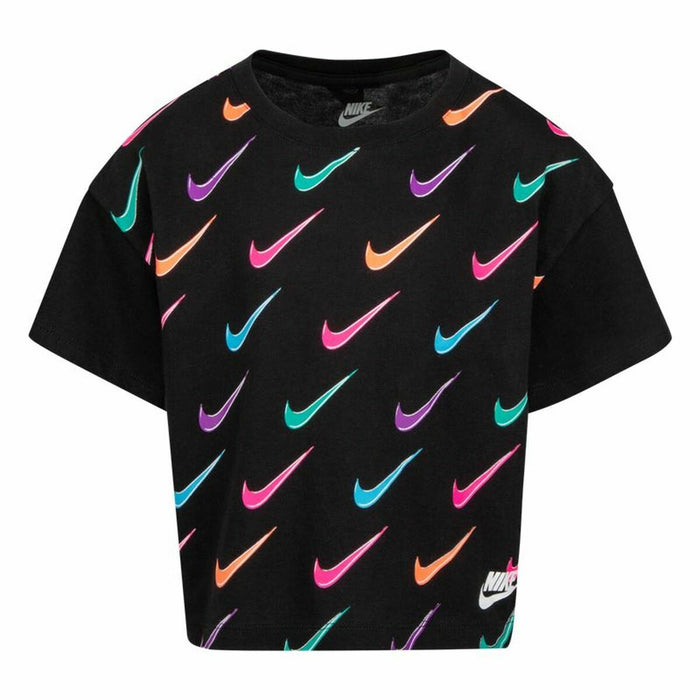 Tricou cu Mânecă Scurtă pentru Copii Nike Sb Icon Negru