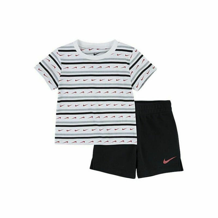 Set Sport pentru Copii Nike Swoosh Stripe Alb
