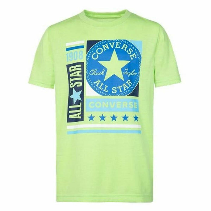 Tricou cu Mânecă Scurtă pentru Copii Converse Renew GFX Verde