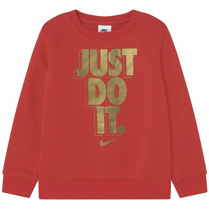 Hanorac fără Glugă Copii Nike Gifting Roșu