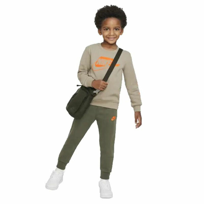 Set Sport pentru Copii Nike Club Sportwear Măslină