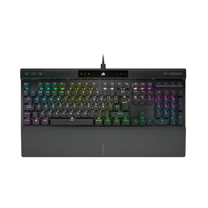 Tastatură Corsair K70 Qwerty Spaniolă Negru