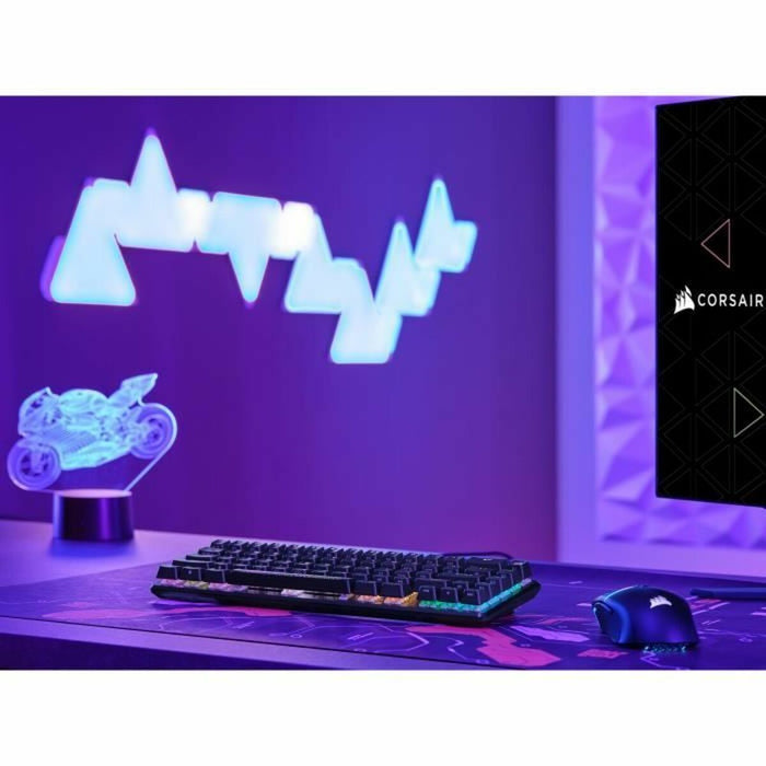 Tastatură Corsair K65 PRO MINI Negru Franceză AZERTY