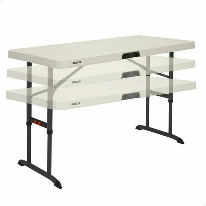 Masă Pliabilă Lifetime Lifetime 122 x 86 x 61 cm Crem Oțel Plastic