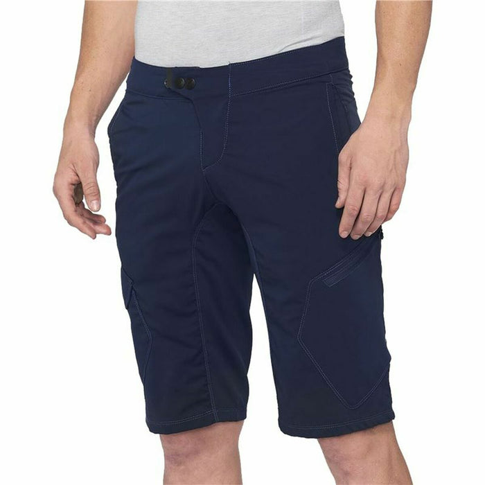Pantaloni Scurți Sport pentru Bărbați 100 % Ridecamp Bleumarin
