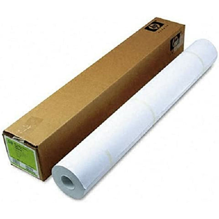 Rola de hârtie Couché HP C6980A Alb Acoperit 91 m Negru