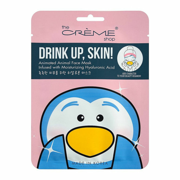Mască de Față The Crème Shop Drink Up, Skin! Penguin (25 g)