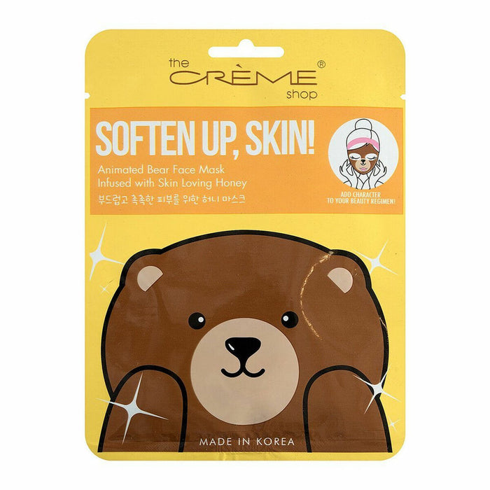 Mască de Față The Crème Shop Soften Up, Skin! Bear (25 g)