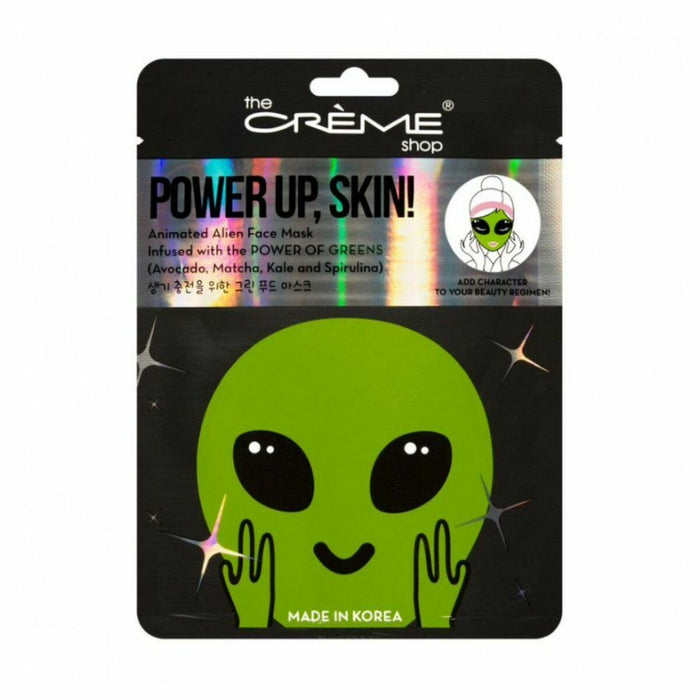 Mască de Față The Crème Shop Power Up, Skin! Alien (25 g)