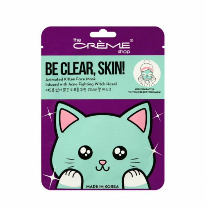 Mască de Față The Crème Shop Be Clear, Skin! Kitten (25 g)