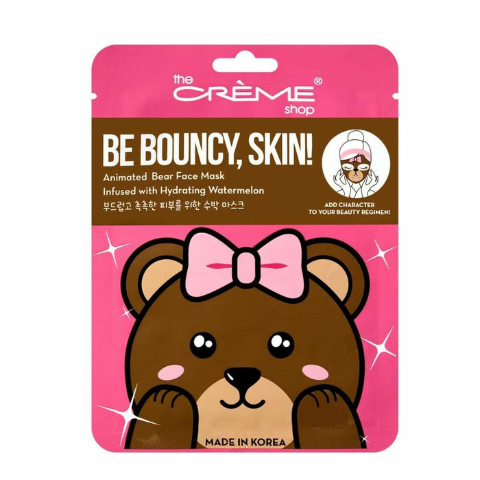 Mască de Față The Crème Shop Be Bouncy, Skin! Bear (25 g)