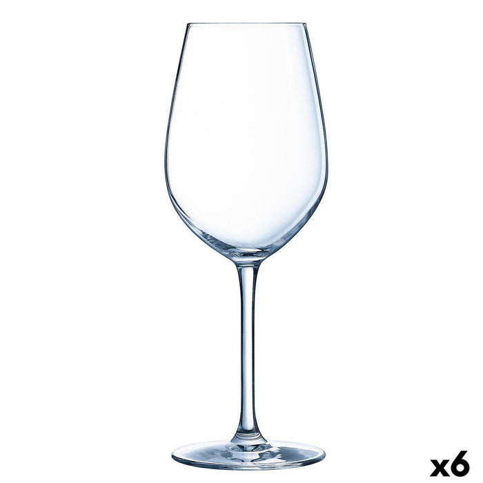 Pahar de vin Evoque Transparent 470 ml (6 Unități)