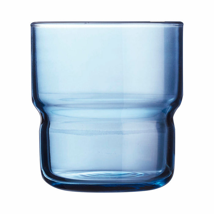Pahar Arcoroc Log Bruhs Albastru Sticlă 6 Piese 220 ml