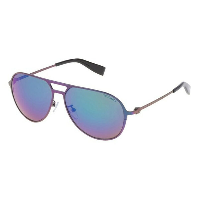 Ochelari de Soare Bărbați Trussardi STR008 Negru ø 60 mm