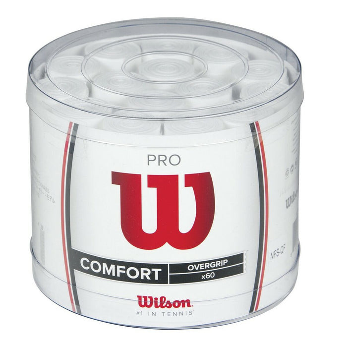 Overgrip de Tenis Wilson Pro 60 Alb