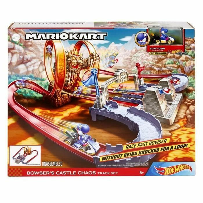 Pistă de Lansare Mario Kart Hot Wheels Multicolor